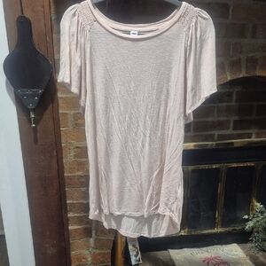 Old Navy Light Pink Short Sleeve Top